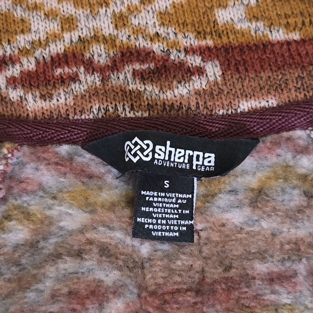 Sherpa Adventure Gear Lumbini Full-Zip Jacket S Burgandy/Rust/Blush Multi - Picture 4 of 8